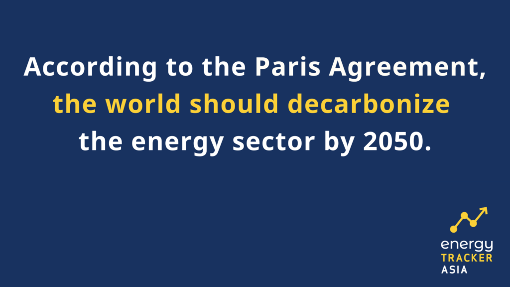 Paris agreement decarbonize the energy sector by 2050