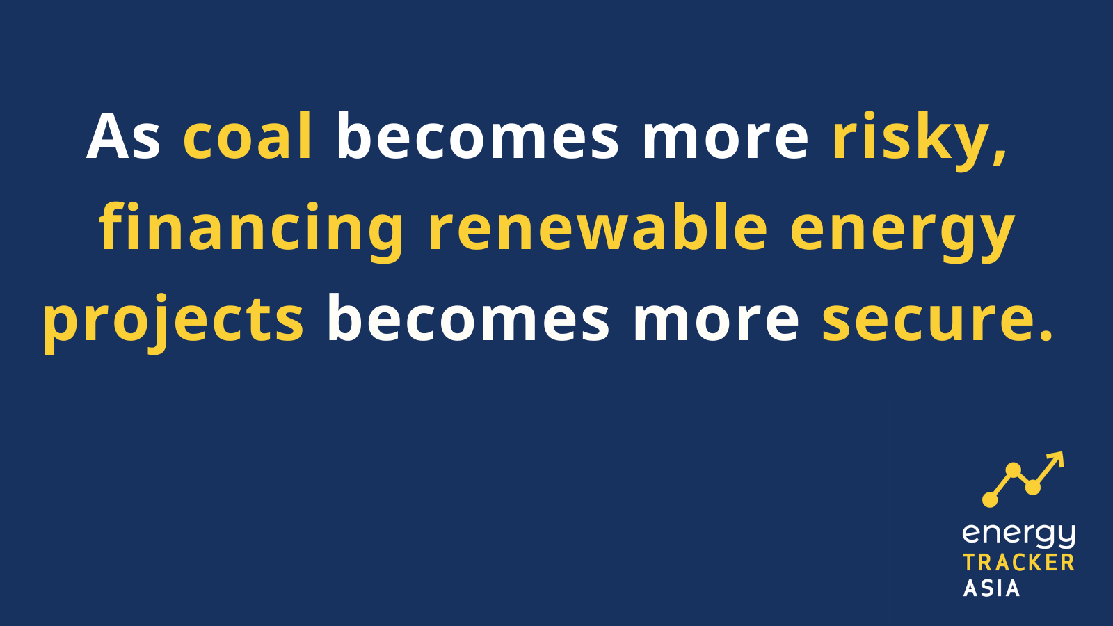 Renewable Energy Financing: An Alternative to Financing Coal