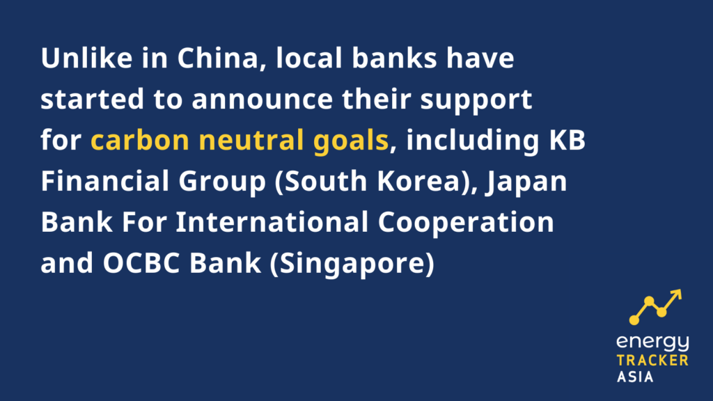 ETA quote on Chinese banks, fossil fuels, and carbon neutral goals.