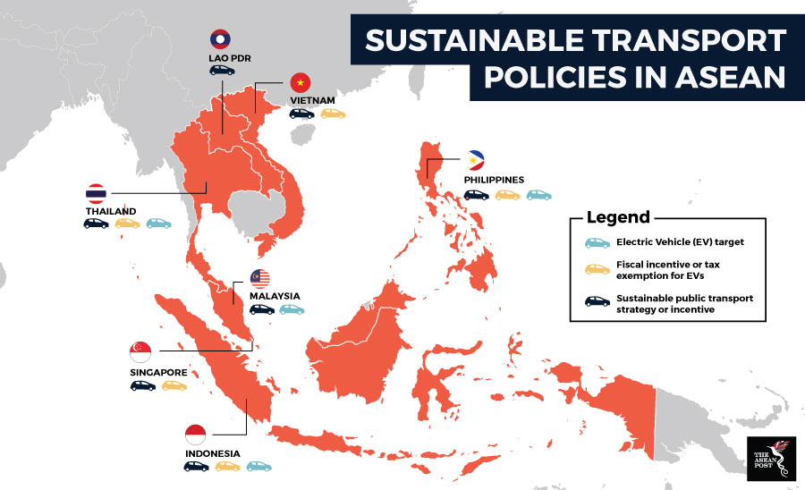 Several ASEAN member countries have their own EV policies, which play a key piece in achieving their net-zero goals.