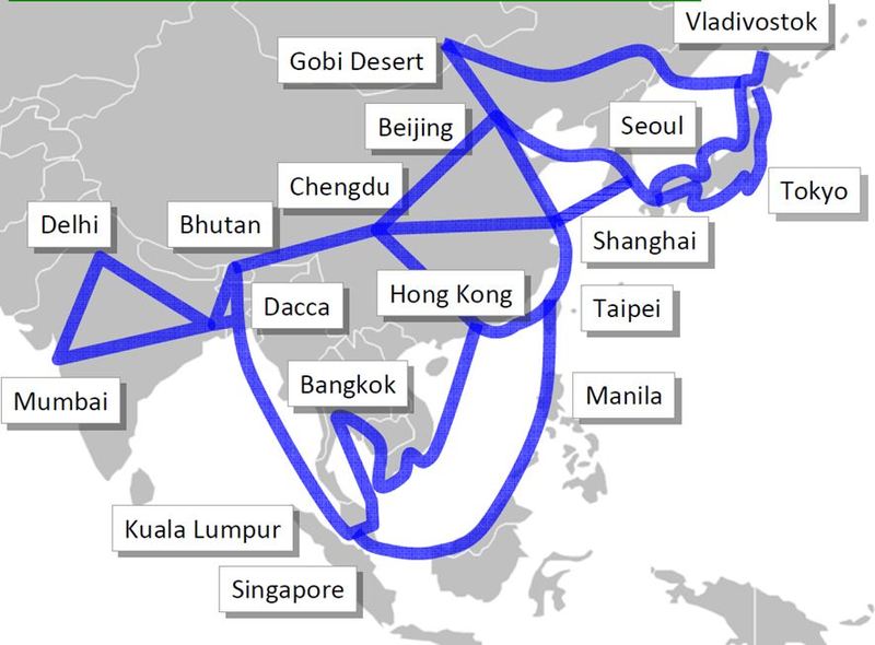 亞洲超級電網，來源：《亞太日報》