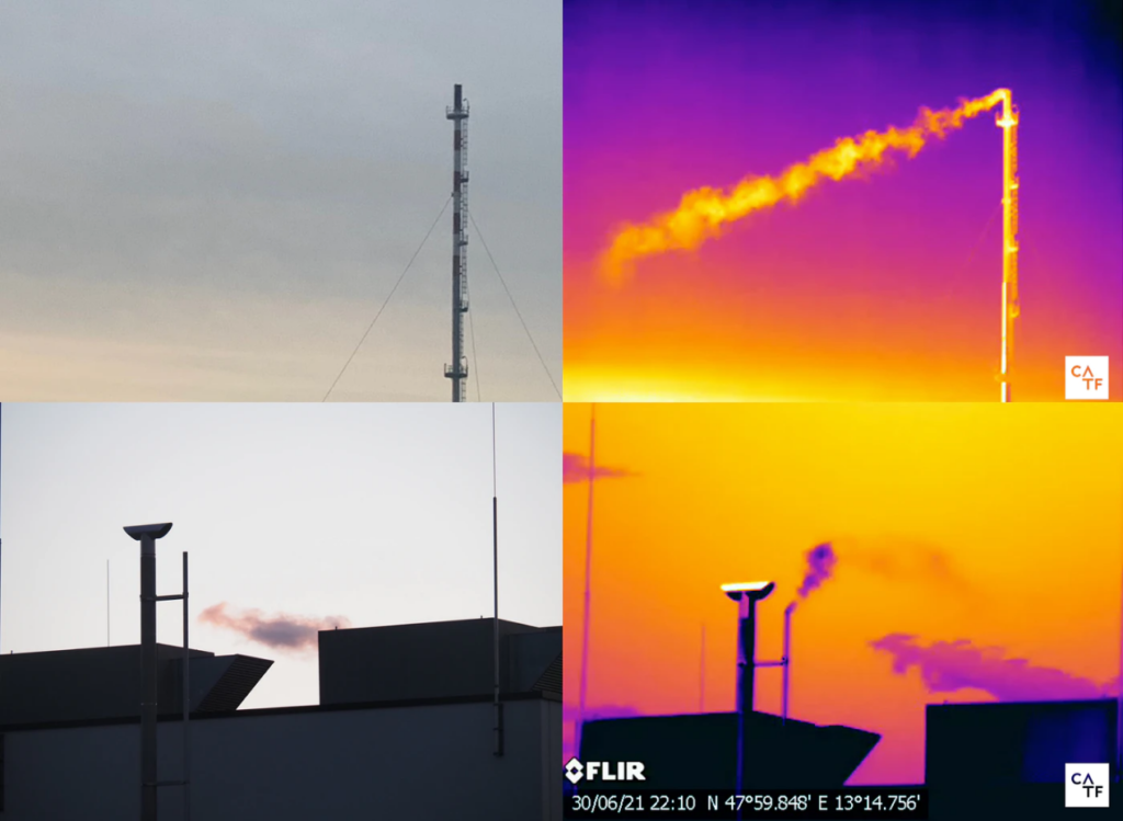 Vent Emissions Detected by Handheld Optical Gas Imaging (OGI) Camera and Goble Methane Pledge. 
Source: IEA