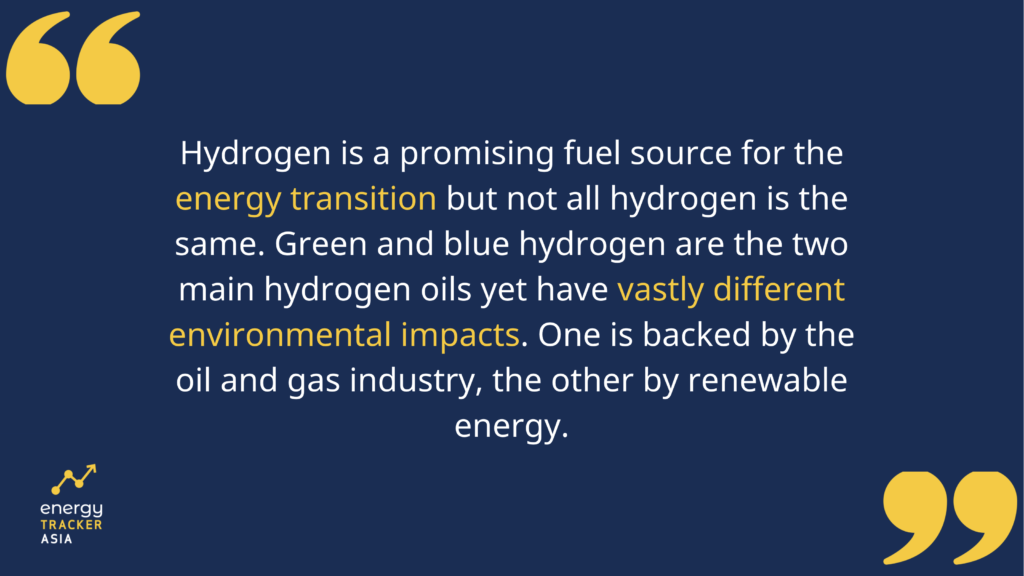 graphic of pros and cons of hydrogen oil