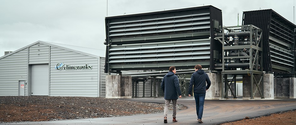 Climeworks's carbon capture facility in Iceland.