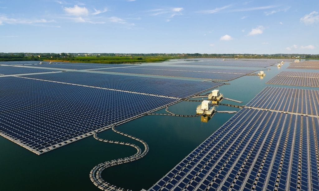 Floating solar is an adaptable climate change technology.