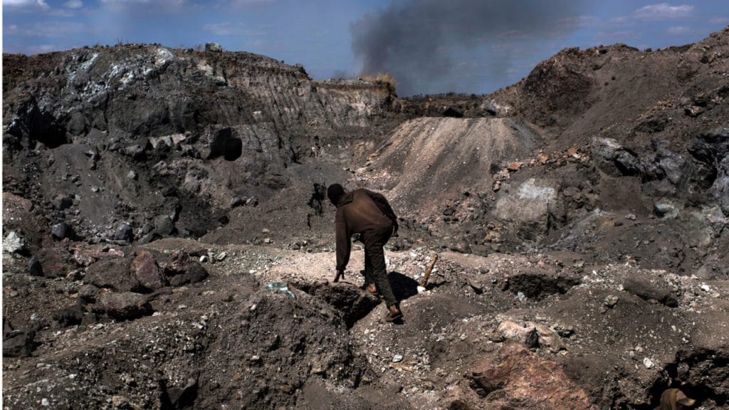 Cobalt mining in the DRC is a result of climate change technology demands.