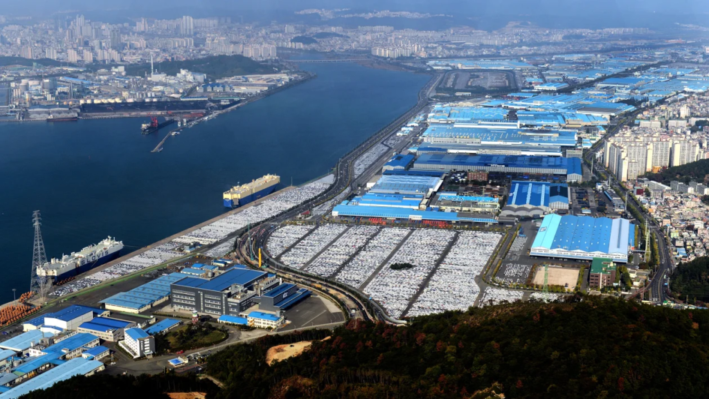 Hyundai LNG plant at Ulsan