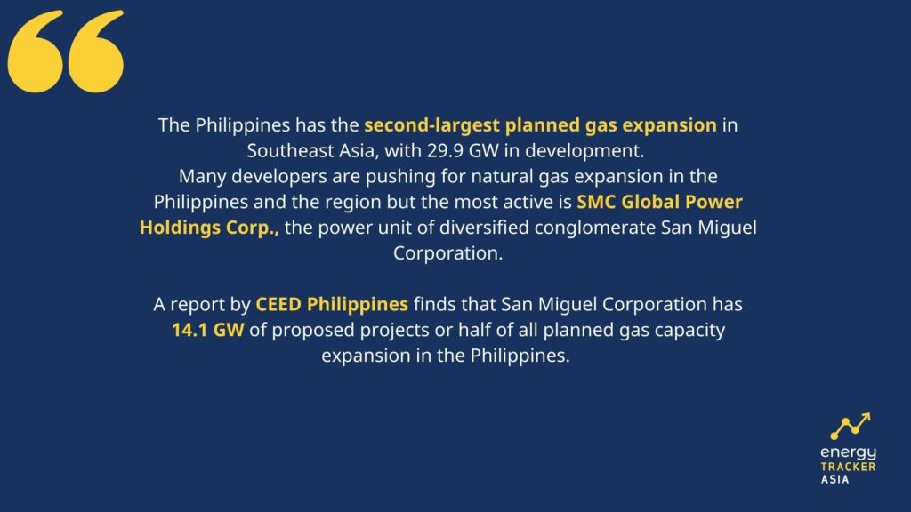SMC LNG projects in Philippines 