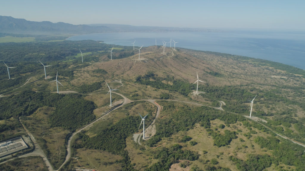 Pagudpud wind farm in the Philippines