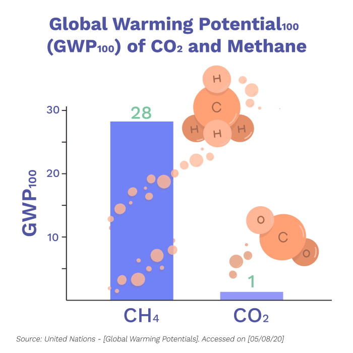 Methane (found in natural gas) has a much higher global warming potential than carbon dioxide. This potentially negates the fact that gas produces less carbon dioxide than other fossil fuels.