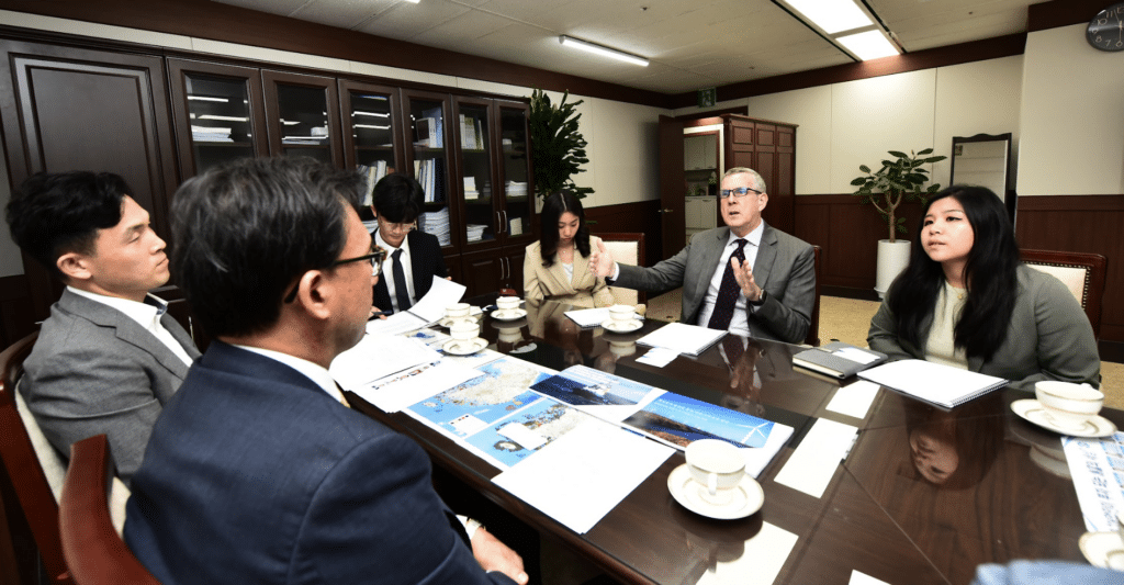 The GWEC Team in a Meeting With a Local Fisheries Association in Korea Explaining How the Fishery and Offshore Wind Industries Can Coexist and Thrive Together, Source - GWEC