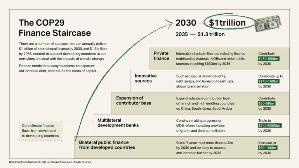 COP29 Finance Staircase