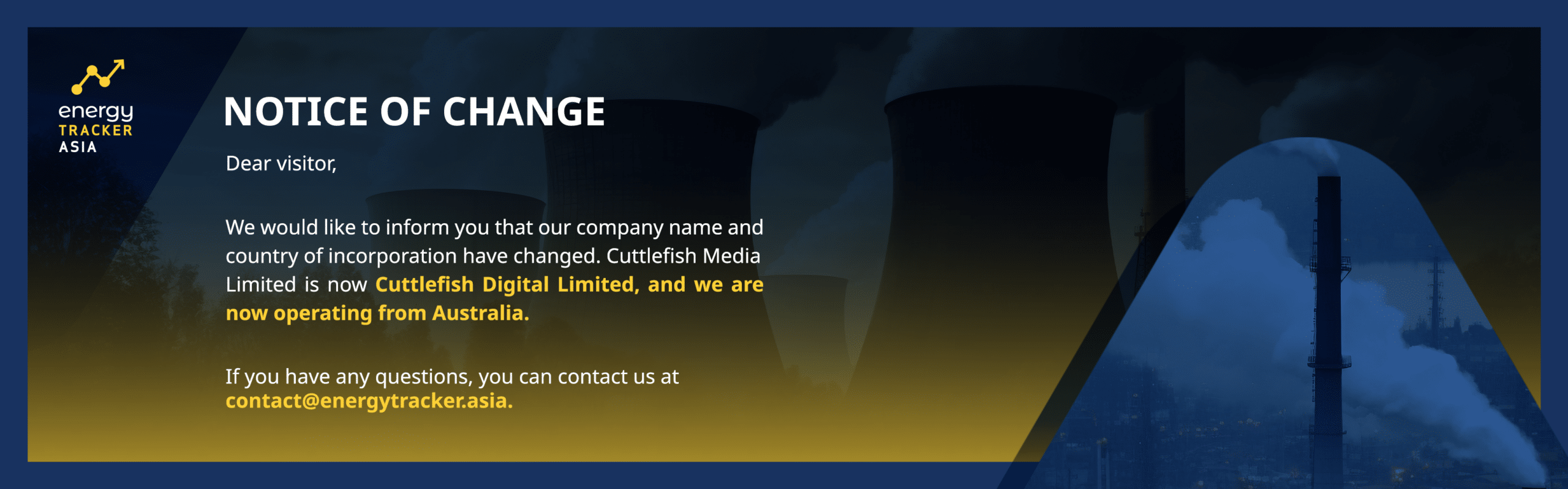 Notice of Change