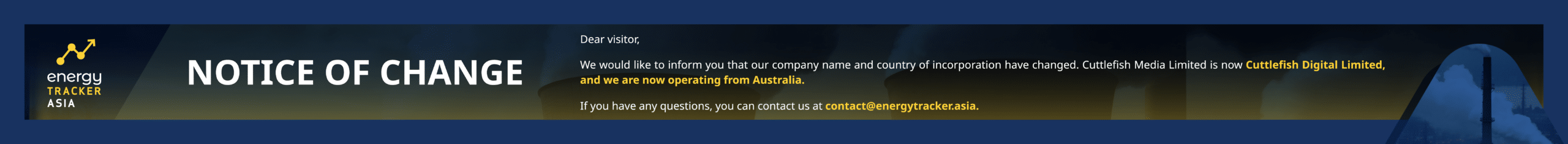 Notice of Change