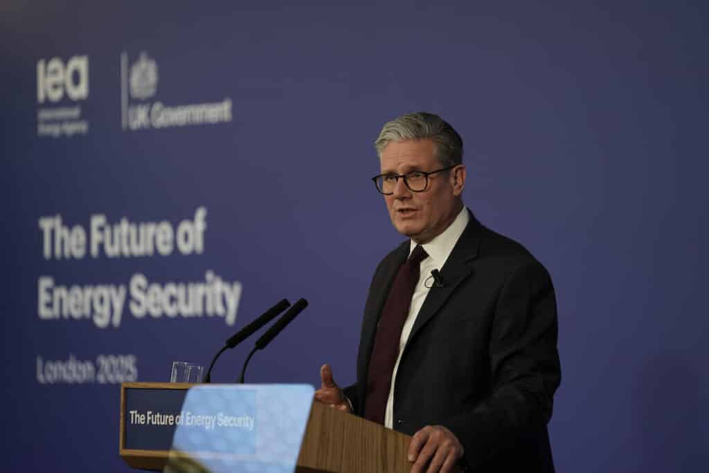 Keir Starmer, prime minister of the United Kingdom. Source: IEA